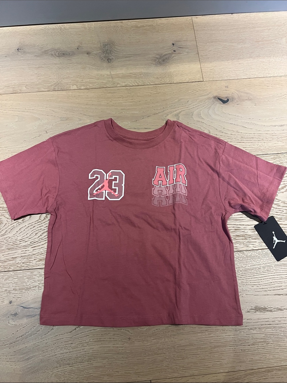 NEW Girls Jordan '23 AIR' Tee crop fit size L